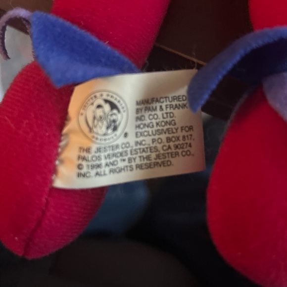 1996 THE JESTER LOST HIS JINGLE Plush Doll By David Saltzman  Vintage 20” - Picture 6 of 9